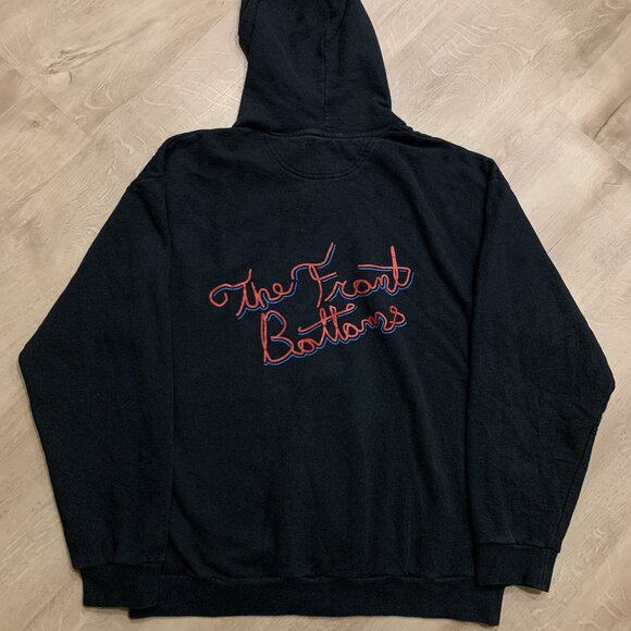 The Front Bottoms "Neon" Zip Up Hoodie Men's Large L Sweatshirt T.F.B. TFB Band - Picture 1 of 8